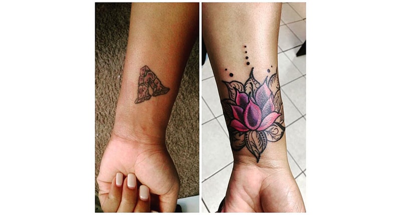 30 Incredible Ideas to Cover-up Name Tattoos of your Ex 90