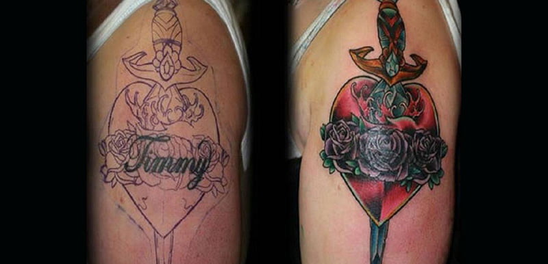 30 Incredible Ideas to Cover-up Name Tattoos of your Ex 76