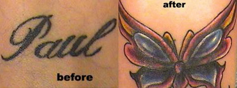 30 Incredible Ideas to Cover-up Name Tattoos of your Ex 78