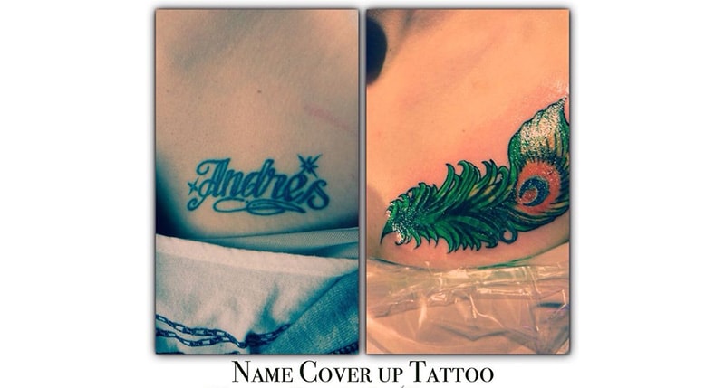 30 Incredible Ideas to Cover-up Name Tattoos of your Ex 94