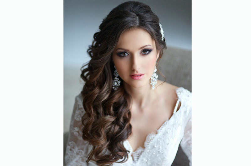 Wedding Hairstyles for Long Hair Down 27